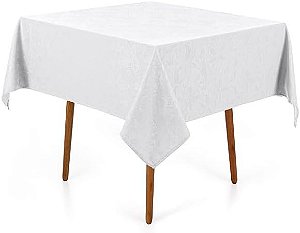 Toalha de Mesa Karsten Domenic 140x140 Branca