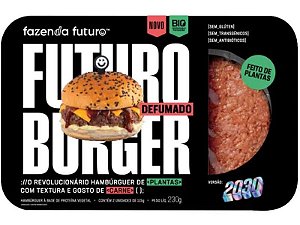 Hamburguer Futuro Burger Defumado Fazenda Futuro Congelado Caixa 230g