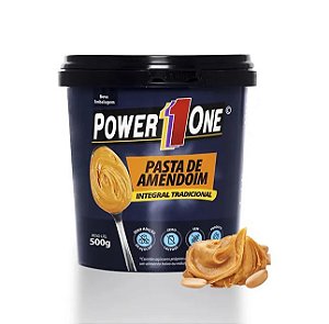 Pasta de Amendoim Power1One Integral 1kg