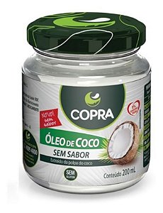 Óleo de Coco Sem Sabor Copra 200ml