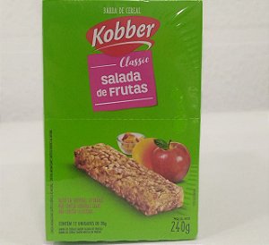 Barra de Cereal Salada de Frutas Kobber CX c/12 240g