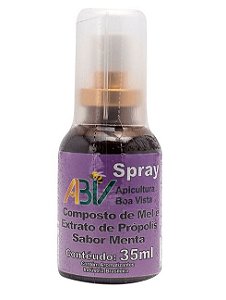 Spray - Composto de Mel e Extrato de Própolis sabor Menta ABV 35ml