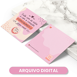 Criação de Arte para Cartão Agradecimento