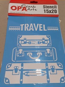 2050- Stencil Opa 15x20 Travel