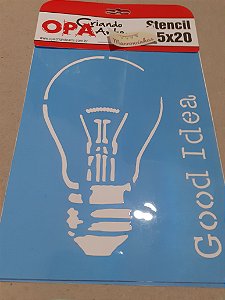 2353- Stencil Opa 15x20 Good idea
