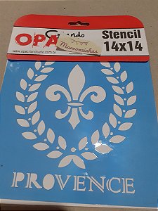 1142 Stencil Opa 14x14 Provence