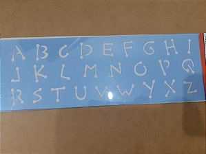 300- Stencil Opa 10x30 Alfabeto infantil