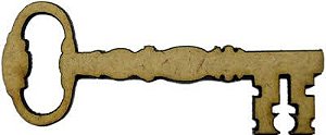 LR-307 4un. - Aplique Decorativo MDF Chaves