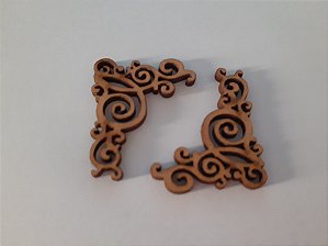 CANT-00- CANTONEIRA 3X3,5cm - Recorte a laser