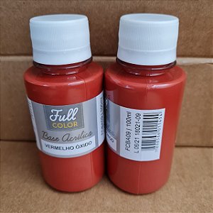 Base Acrilica Vermelho Oxido 100ml - Fullcolor
