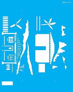 2963 - Stencil Opa 20x25- Country Brasil - Casa I