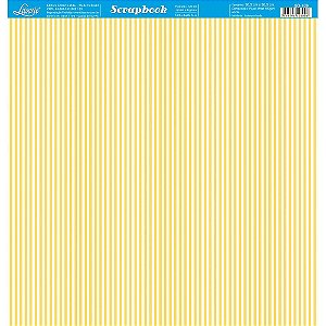 SD-0169 - SCRAP DUPLA FACE - LISTRADO AMARELO