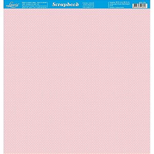SD-0173 - SCRAP DUPLA FACE - POÁ ROSA PEQUENO