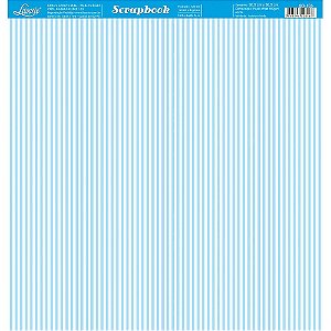 SD-0185 - SCRAP DUPLA FACE - LISTRADO AZUL