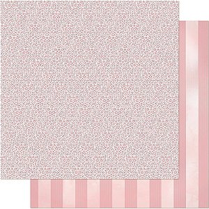 SD-0380 - SCRAP DUPLA FACE - FLORES RENDA / LISTRAS