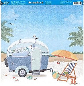 SD-0880 - SCRAP DUPLA FACE - PRAIA