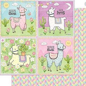 SD-0843 - SCRAP DUPLA FACE - LHAMA