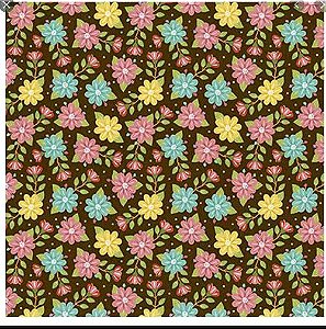 SD-0824 - SCRAP DUPLA FACE - FLORES COLORIDAS