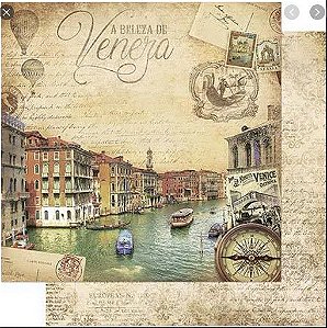 SD-0792 - SCRAP DUPLA FACE -VENEZA