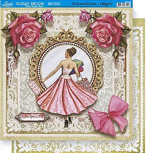 SD-369 - SCRAP DUPLA FACE - DAMA COMPRAS