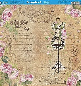 SD-0722- SCRAP DUPLA FACE - VINTAGE DE CORPETE