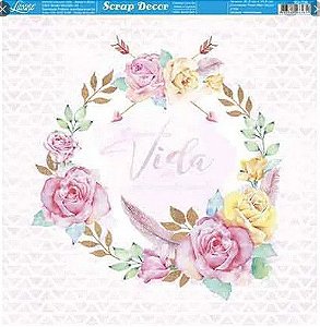 SD-0738 - SCRAP DUPLA FACE - O SENTIDO DA VIDA