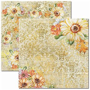 SC-436-Outono 3 - Papel para Scrapbook Dupla Face