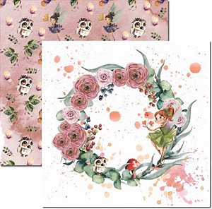 SC-585-Jessy 2 - Papel para Scrapbook Dupla Face
