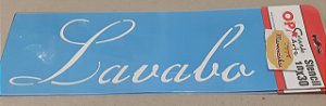 2426 - Stencil Opa Palavra Lavabo