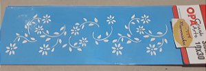 341 - Stencil Opa Flores de Margarida