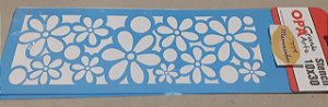 493 - Stencil Opa Estampa Flores I