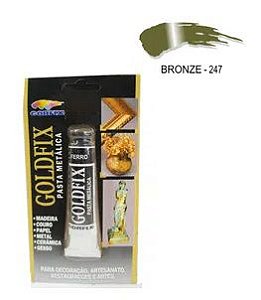 Pasta Metálica Goldfix Bronze 247 20ml Corfix