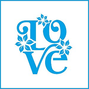 ST-X-183 - STENCIL - LOVE