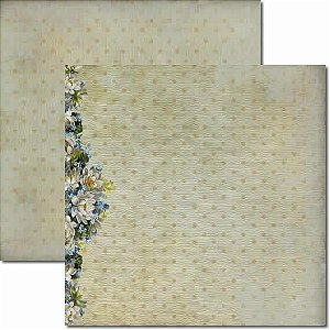 SC-002 Lavanda 02 - Papel para Scrapbook Dupla Face