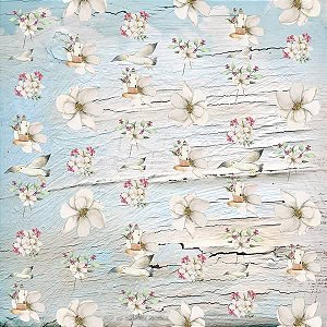 SC-539-Náutico 3 - Papel para Scrapbook Dupla Face