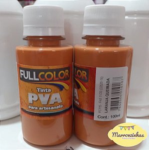 Tinta PVA 100ml Fullcolor - Laranja Queimado - FC-115