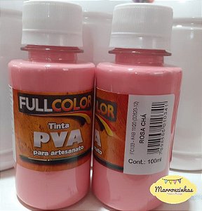 Tinta PVA 100ml Fullcolor - Rosa Chá - FC-133