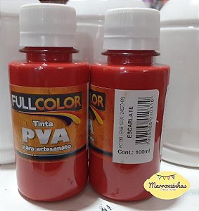 Tinta PVA 100ml Fullcolor - Escarlate - FC-130