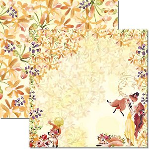 SC-606-Carinho 5 - Papel para Scrapbook Dupla Face