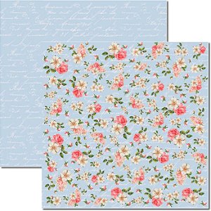 SC-277 Shabby 3 - Papel para Scrapbook Dupla Face