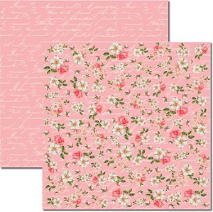 SC-280 Shabby 6 - Papel para Scrapbook Dupla Face