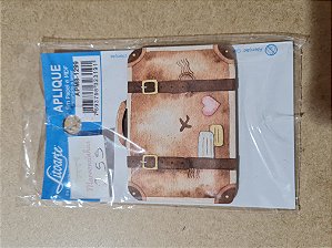 APM8-1299- APLIQUE EM MDF -MALA