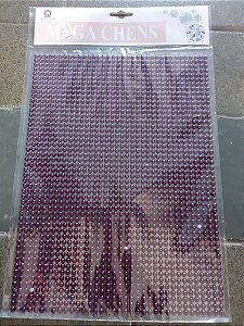 Manta 1/2 perola - 6mm - cor violeta