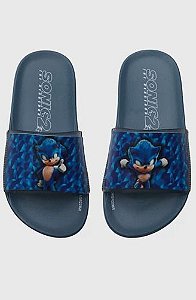 Chinelo Slide Masculino Infantil Sonic Grendene Kids 3292776