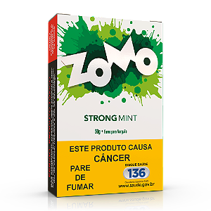 FUMO PARA NARGUILE ZOMO STRONG MINT 50g