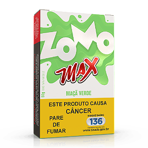FUMO PARA NARGUILE ZOMO MAX MACA VERDE 50g