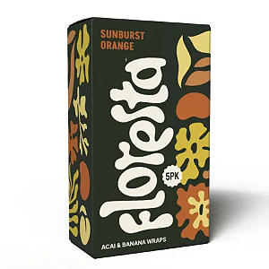 Blunt Wrap Floresta Sunburst Orange King Size
