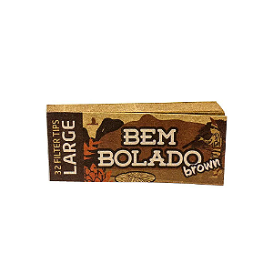 Piteira Papel Bem Bolado Brown Large 6x2,5 cm