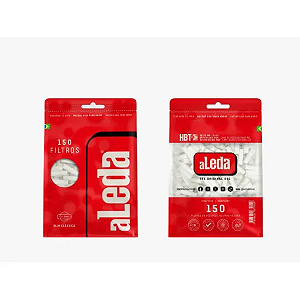 Filtro Aleda Red Slim Size 6,0mm X 15mm 150 Filtros/Bag