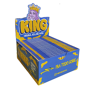SEDA KING ORIGINAL KING SIZE BRANCA REGULAR DISPLAY COM 50 LIVRETOS
